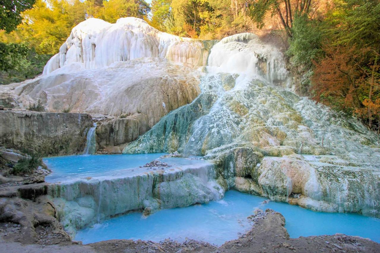 Le Piccole Sorgenti Lägenhet Bagni San Filippo Exteriör bild
